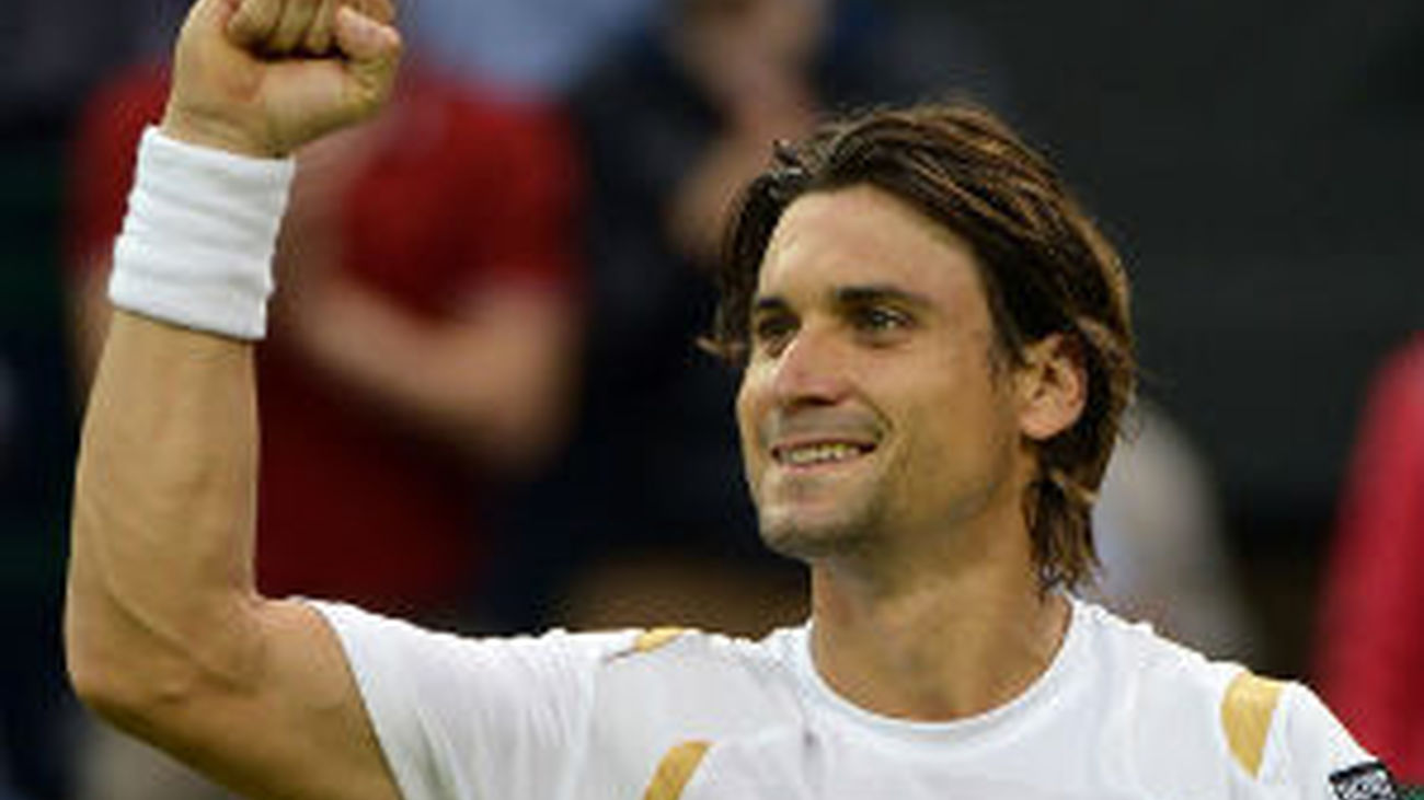 David Ferrer, en Wimbledon