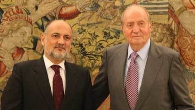 El Rey felicita al nuevo presidente del Tribunal Constitucional a quien recibe en la Zarzuela