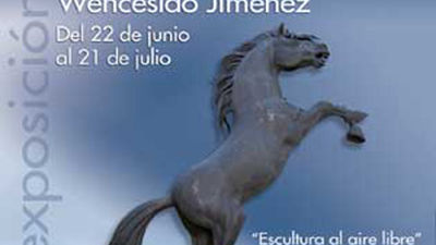 El escultor Wenceslado Jímenez expone sus obras en Pinto