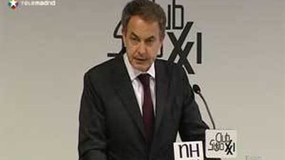 Zapatero: "La democracia ni empieza ni termina en los partidos, sino en los ciudadanos"