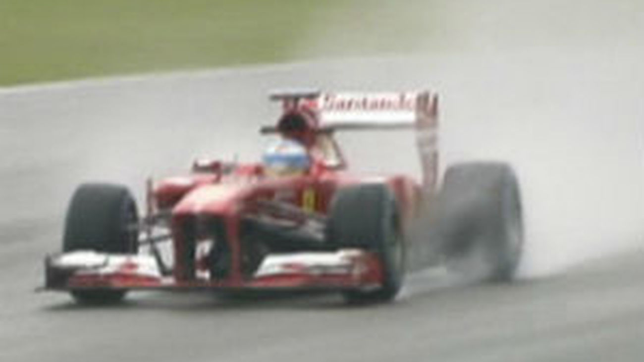 Fernando Alonso, en Silverstone