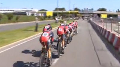 Tour: El Orica gana la crono a 57,8 km/h y hace líder a Gerrans