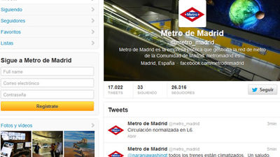 Metro recurre a Twitter para pedir el uso responsable de las instalaciones