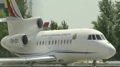 Morales hizo escala escala técnica en Gran Canaria tras su incidente en Viena