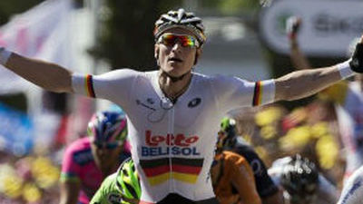 Tour: Greipel gana al 'sprint' e Impey, nuevo líder