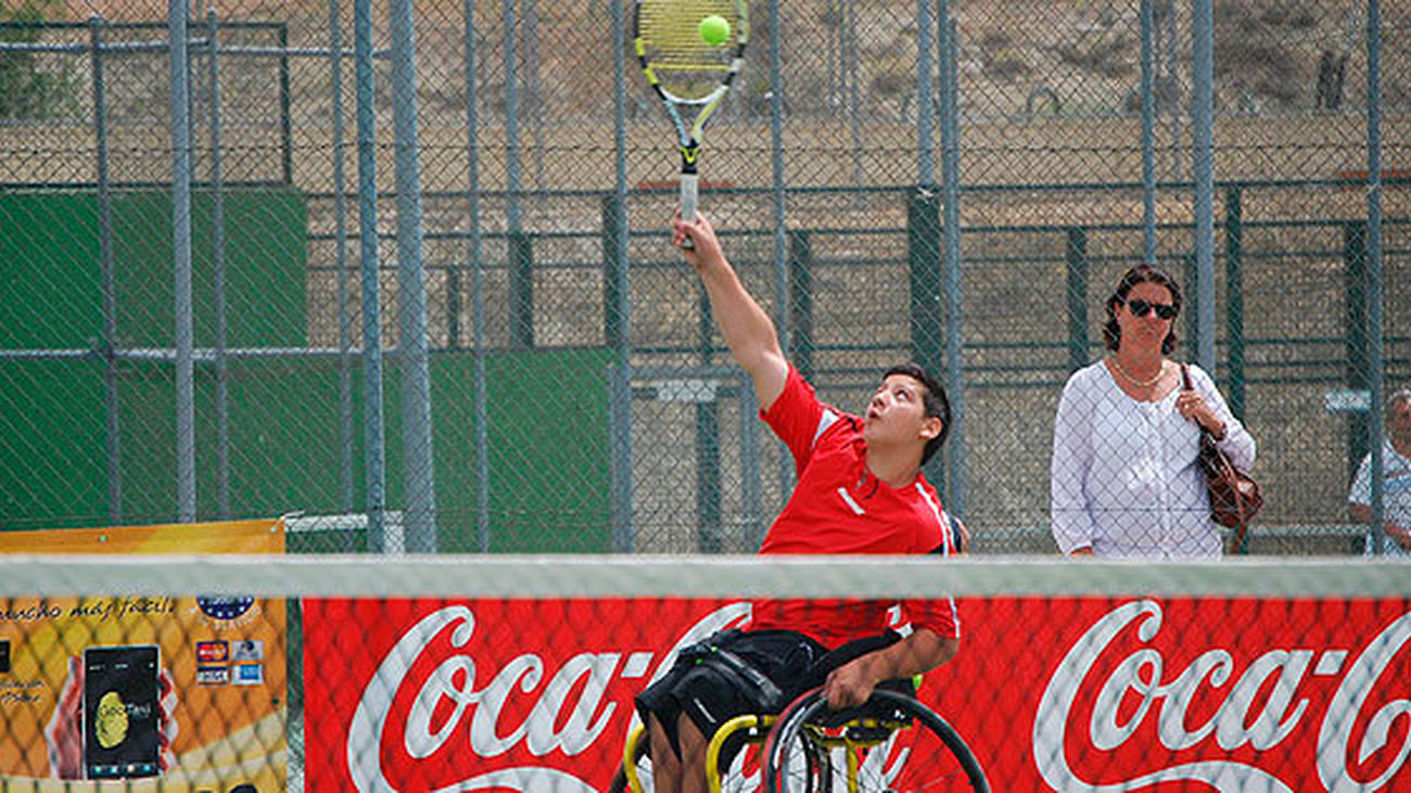 El madrileño Roberto Chamizo, subcampeón de España de tenis en silla de ruedas