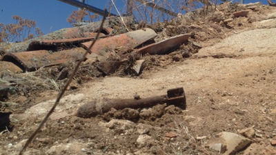 Encuentran en Boadilla del Monte una granada de mortero de la Guerra Civil