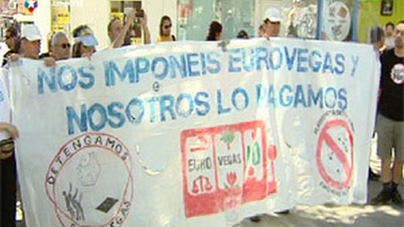 Protestan contra Eurovegas