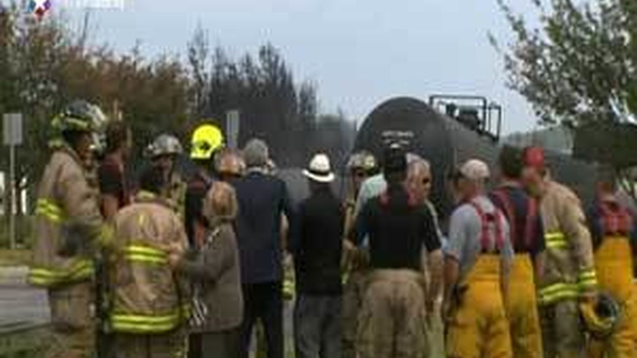 Cinco muertos y 40 desaparecidos por el incendio de un tren cargado de petroleo en Canadá