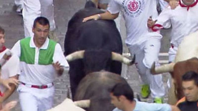 Un total de 47 personas atendidas tras el segundo encierro de los Sanfermines