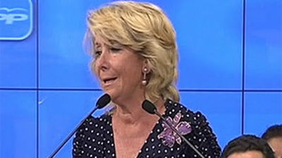 Aguirre: "Si ha habido irregularidades en la financiación, hay que reconocerlas"