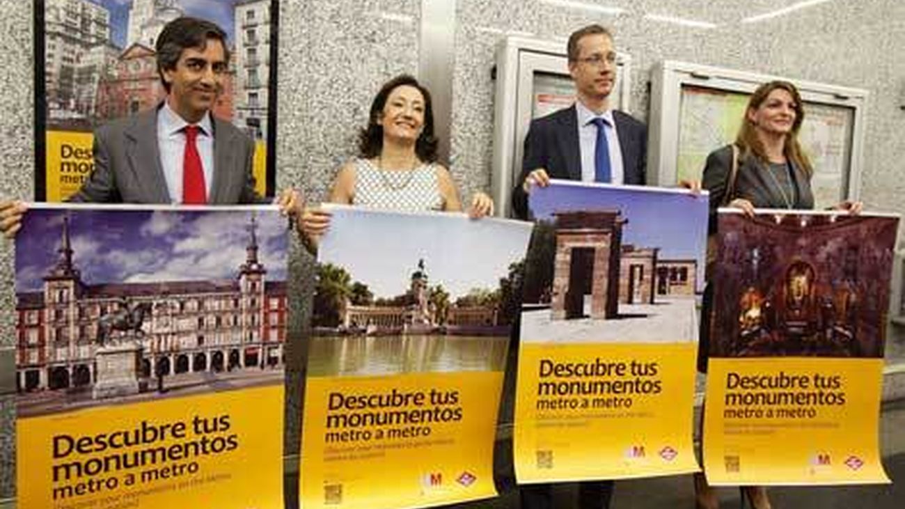 La Comunidad promociona 40 monumentos históricos  a través de la red de Metro