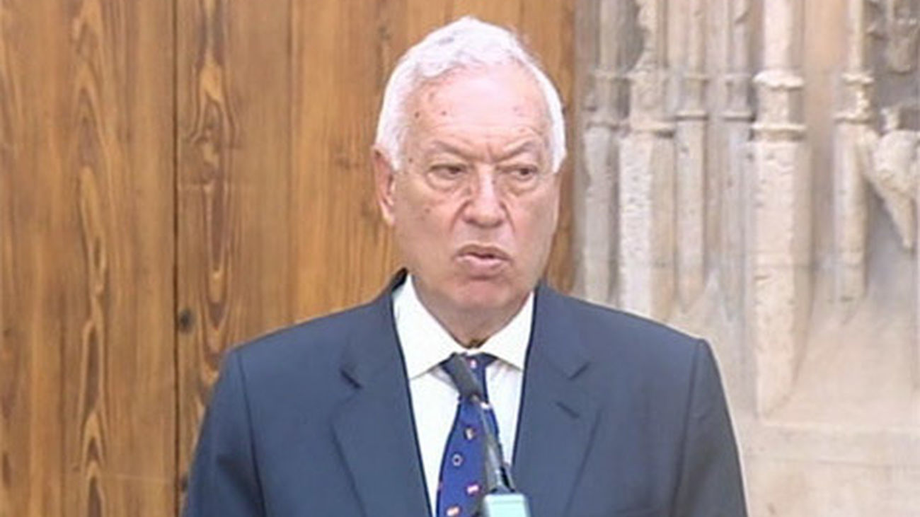 García-Margallo: "Rajoy comparecerá como lo crea oportuno para tranquilizar a a la nación"