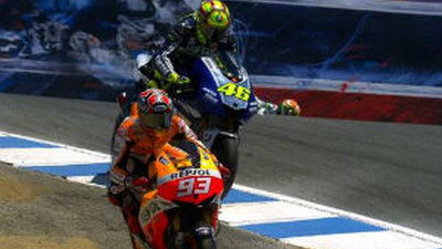 Márquez se doctora en Laguna Seca