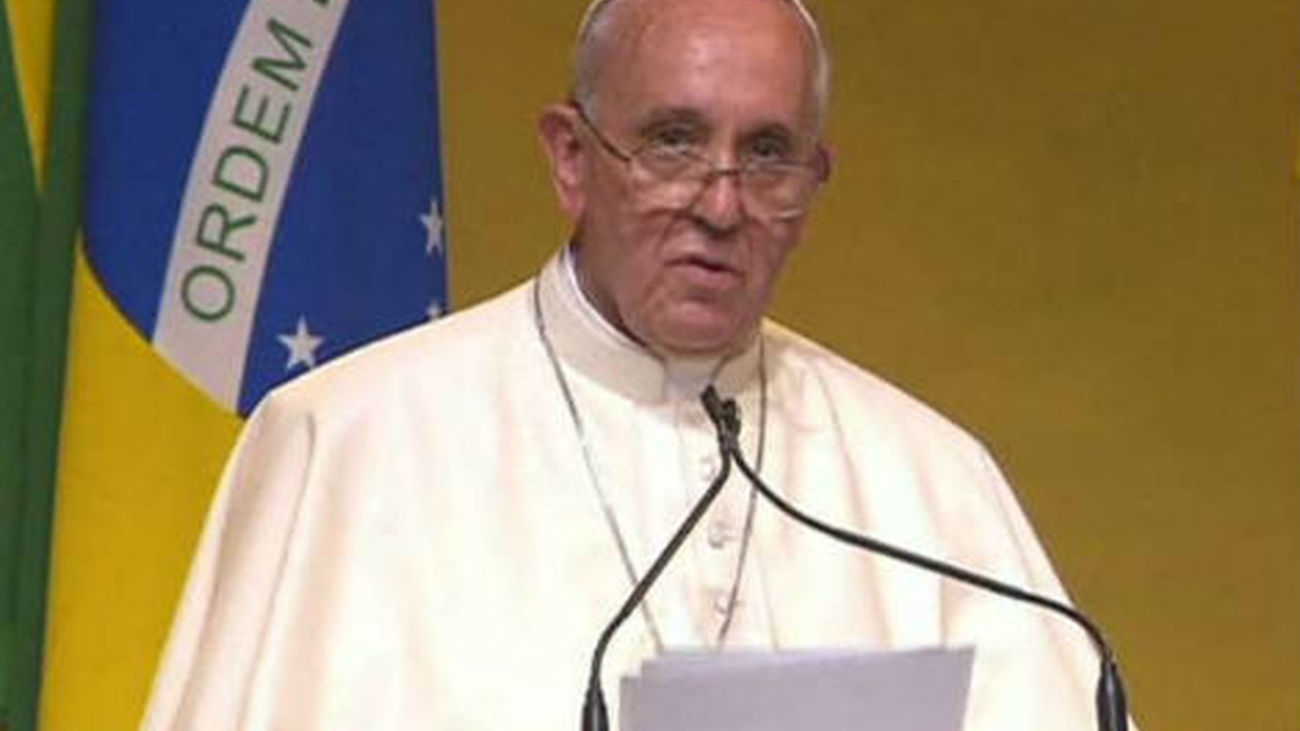 El papa denuncia el desempleo juvenil en el  discurso de bienvenida en Río