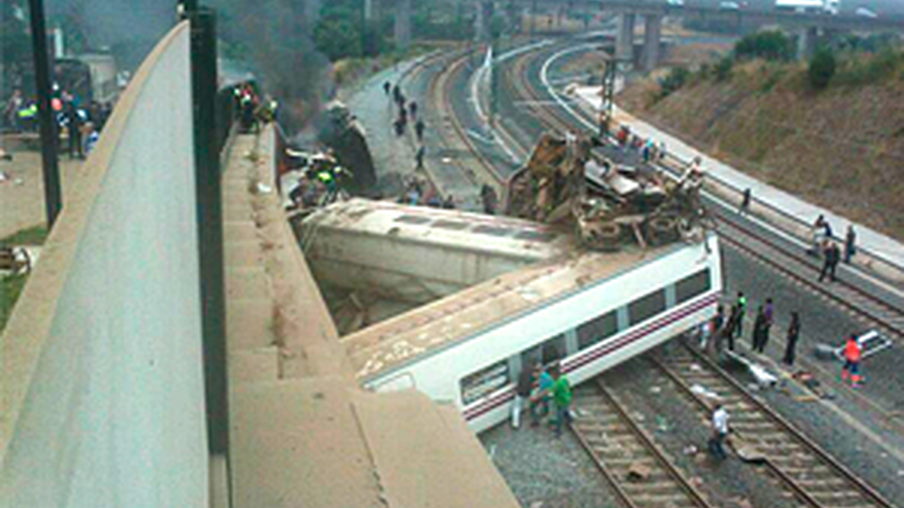 Accidente tren Santiago de Compostela