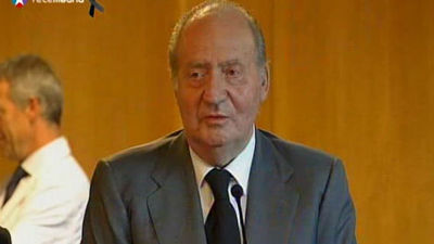 El Rey: "Estamos unidos todos los españoles en este momento"