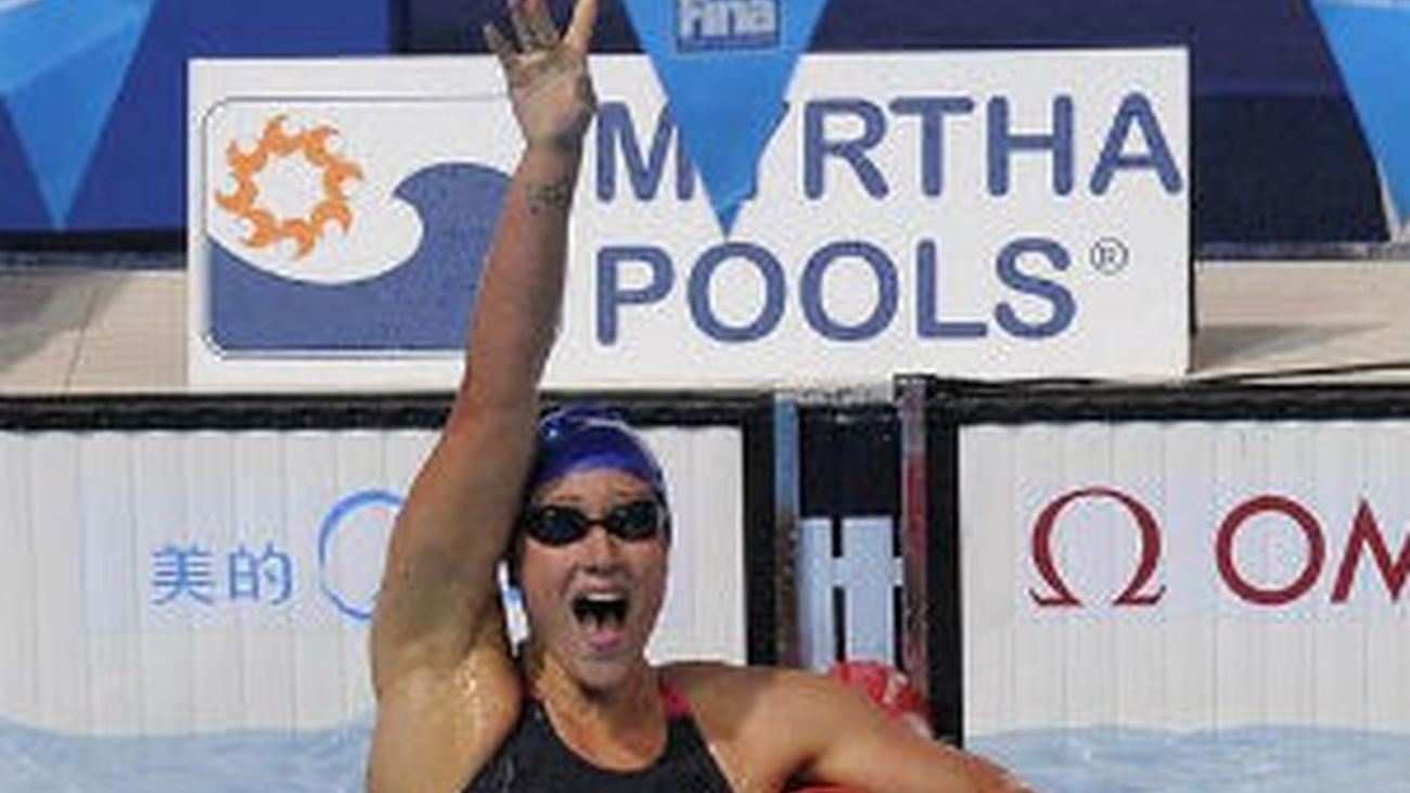 Mireia Belmonte, bronce en los 200 estilos