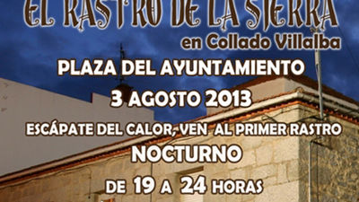 Collado Villalba celebra este sábado el primer rastro nocturno de la Sierra