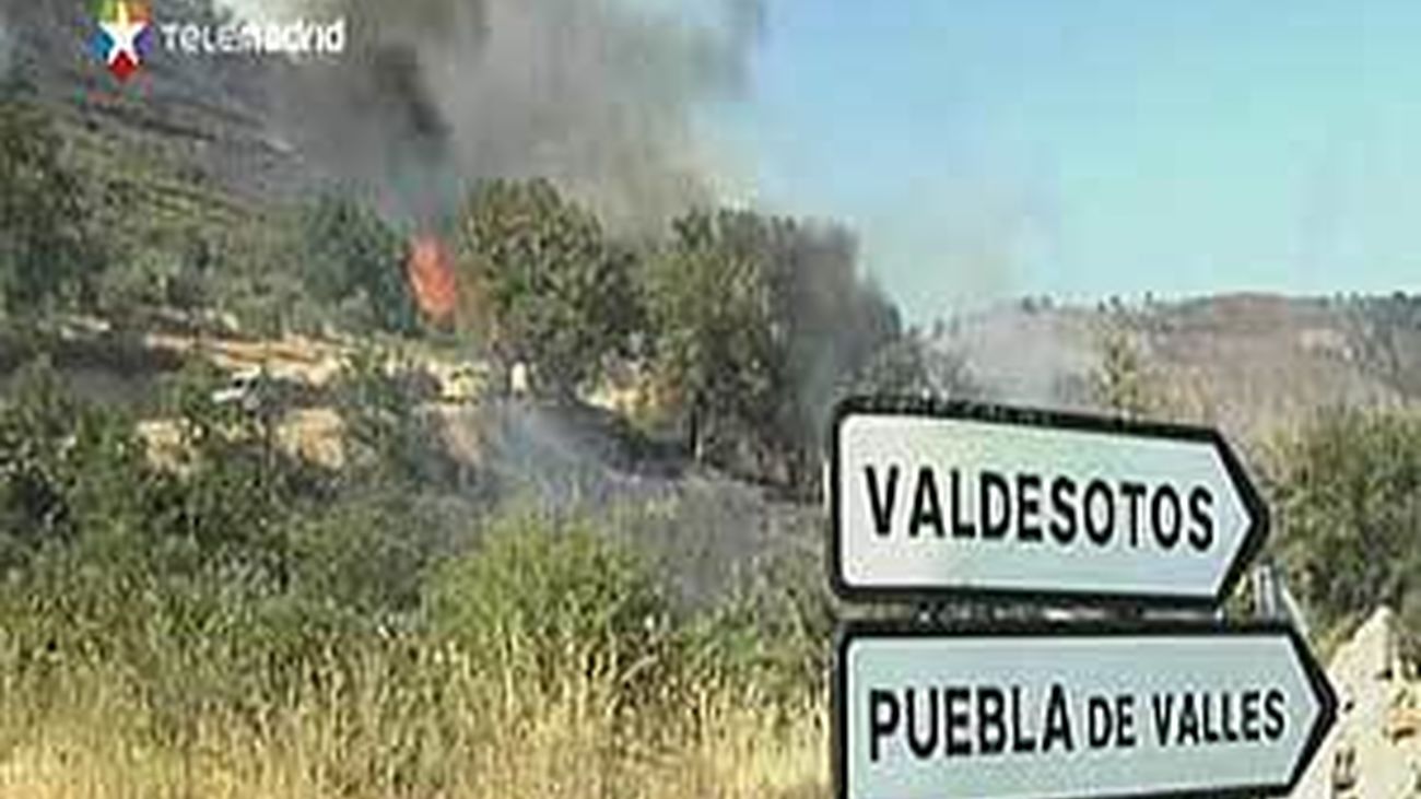 Declarado el nivel 2 en el incendio de Tortuero (Guadalajara)