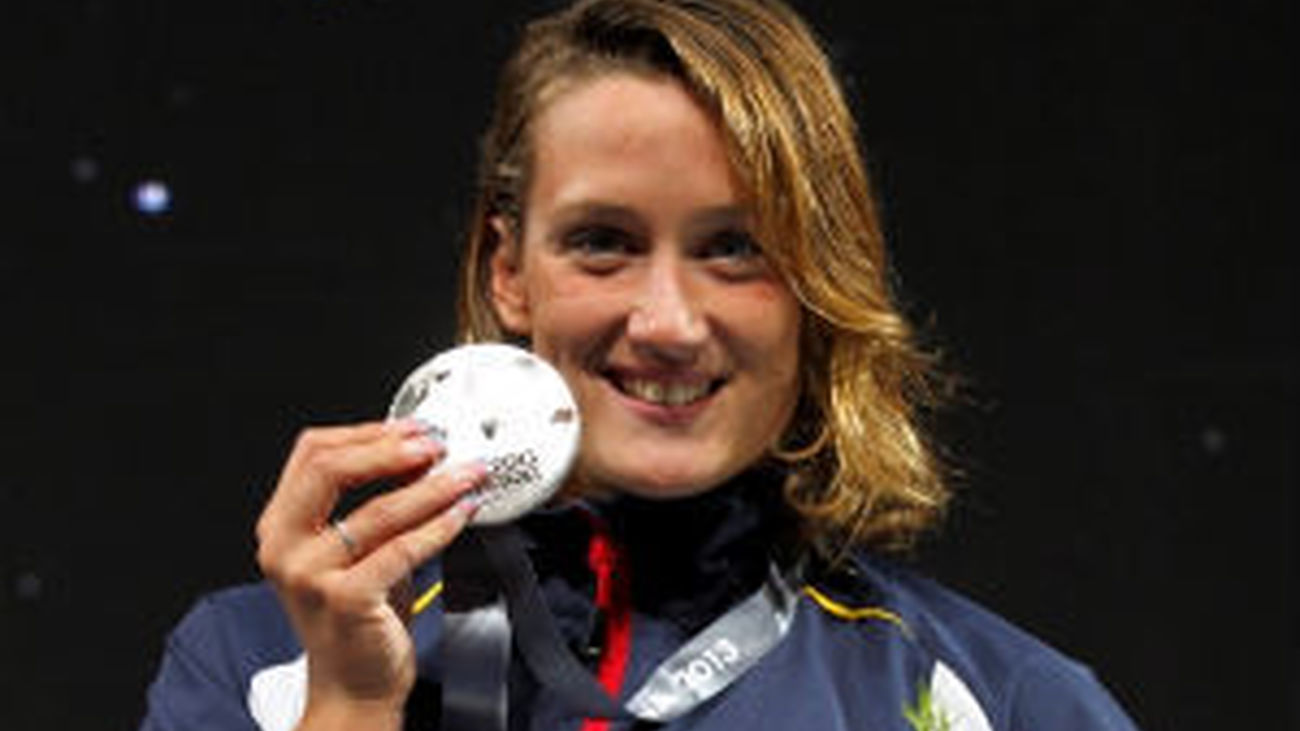 Mireia Belmonte, plata en 200 metros mariposa