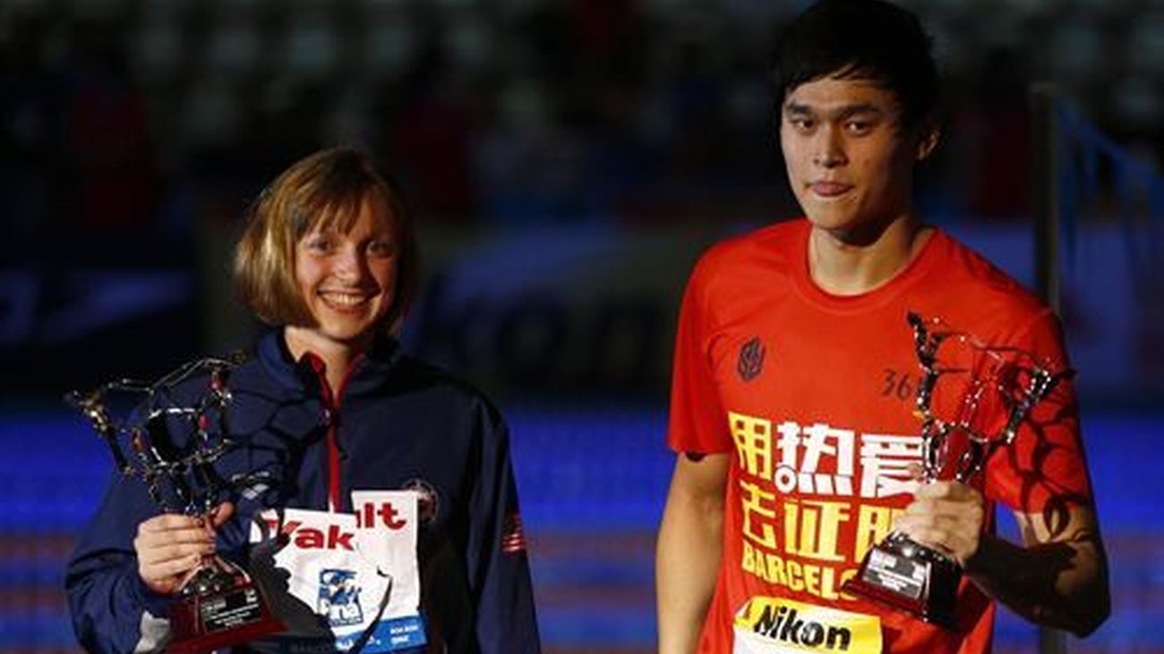 Sun y Lochte, reyes de los mundiales; Franklin y Ledecky, reinas