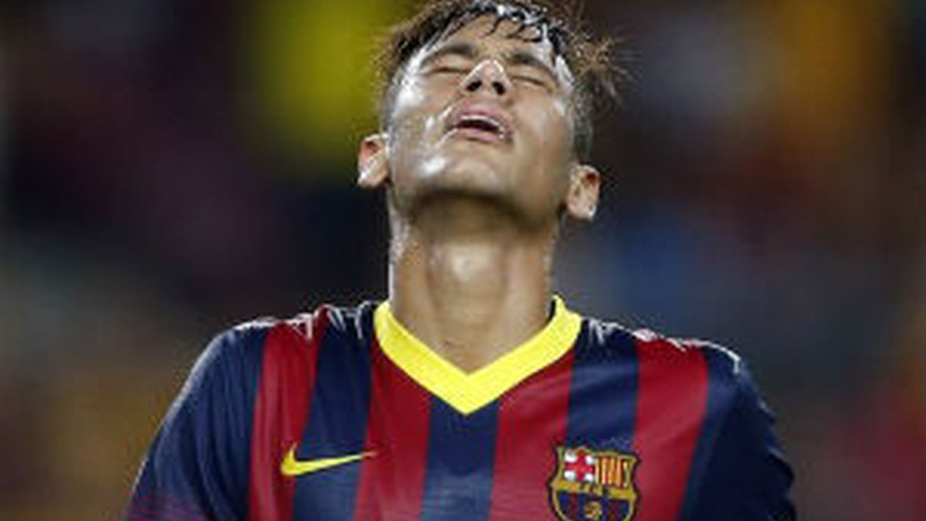 Neymar se lamenta