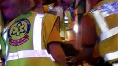 Un motorista grave en el tercer accidente de moto en tres días en Madrid