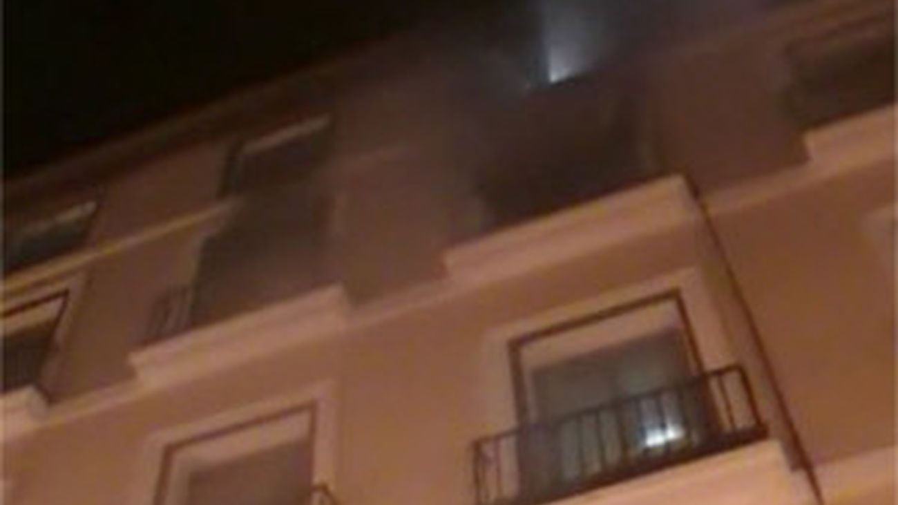 Incendio en la calle Puebla