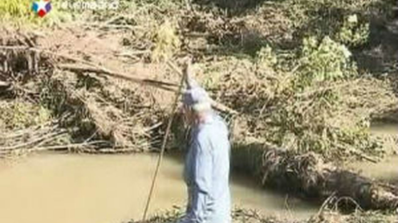 Prosigue la búsqueda del desaparecido en las riadas de Oliete