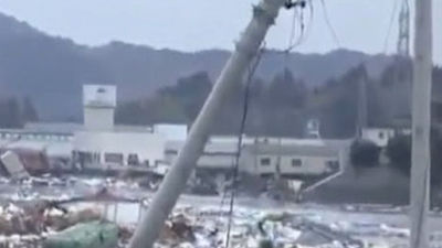 Los 23 minutos angustiosos de un nuevo video del tsunami que azotó Japón