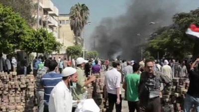 Dos muertos en las protestas de los islamistas egipcios contra el golpe