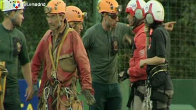 Los espeleólogos madrileños esperan regresar hoy a casa superado ya el susto