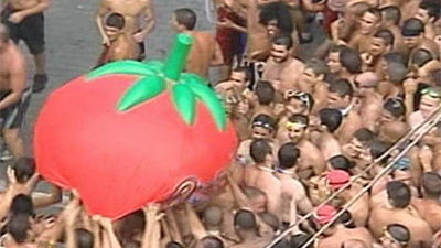 Jóvenes de 60 países participarán el 28 de agosto en la Tomatina de Buñol