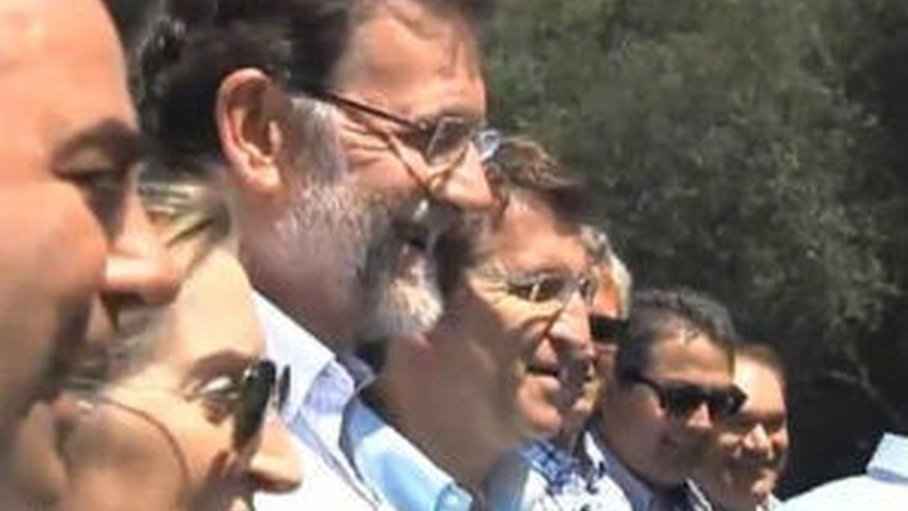 Rajoy, Feijoo y Pastor