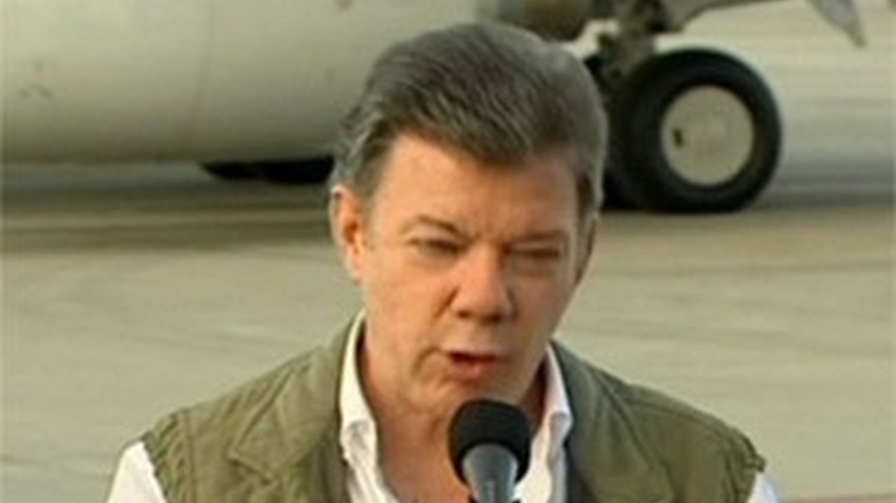 Santos, presidente de Colombia