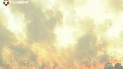 El incendio de Cualedro (Ourense) afecta a más de 1.100 hectáreas