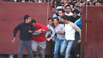 Los "cagaos" de los encierros de Sanse