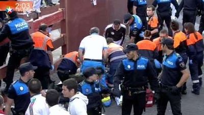 Siete heridos por caídas en el cuarto encierro de San Sebastián de los Reyes