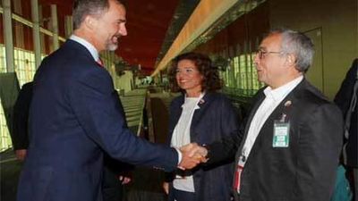 El Príncipe Felipe  ya está en Buenos Aires para promover Madrid 2020