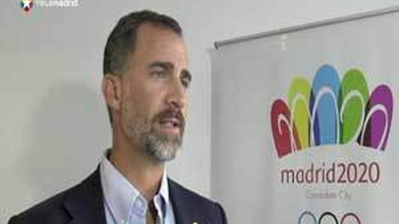 El príncipe Felipe, "entusiasmado" por formar parte del equipo de Madrid 2020
