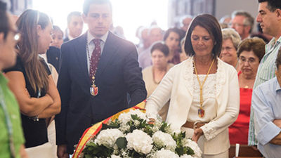 Pozuelo de Alarcón rinde homenaje a su Patrona y alcaldesa honoraria con una solemne procesión