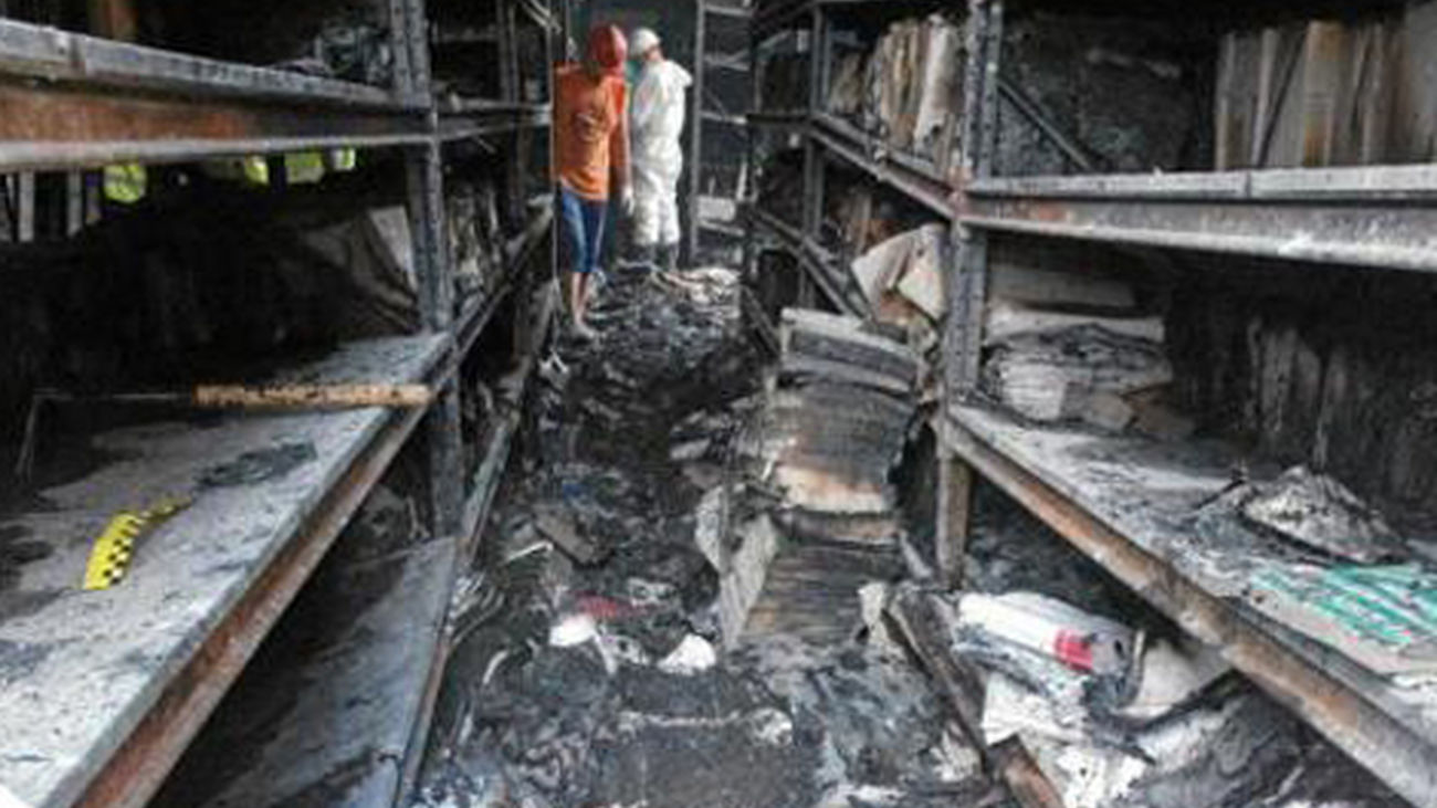 ERE: Los documentos calcinados