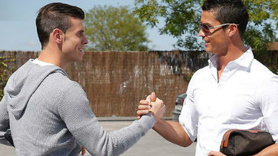 Cristiano da la bienvenida a Bale