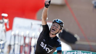 Vuelta: Kiryienka gana y Nibali salva el liderato por tres segundos