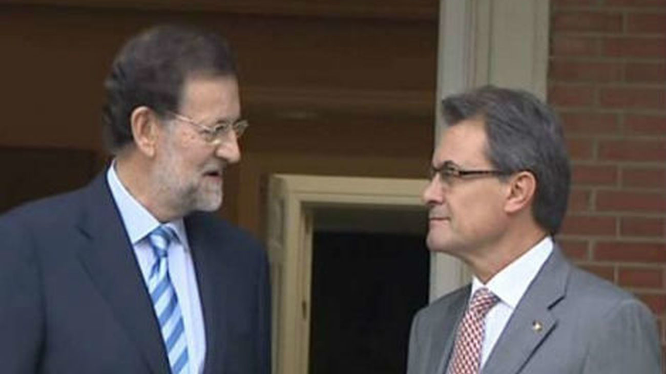 Rajoy y Mas