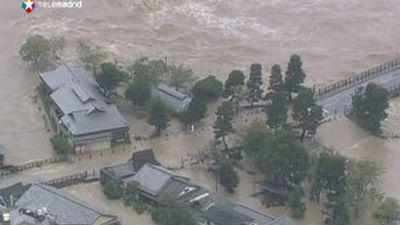 El tifón Man-yi sacude Japón con "lluvias torrenciales sin precedentes"