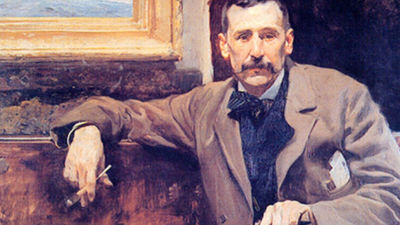 El retrato más conocido de Galdós, pintado por Sorolla, viaja a Madrid