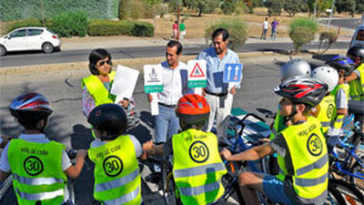 Las Rozas une por bici ocho centros educativos del municipio