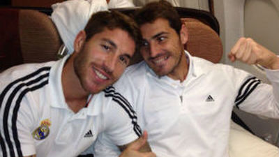 Sergio Ramos bromea con Iker: "Alguno me quiere matar"